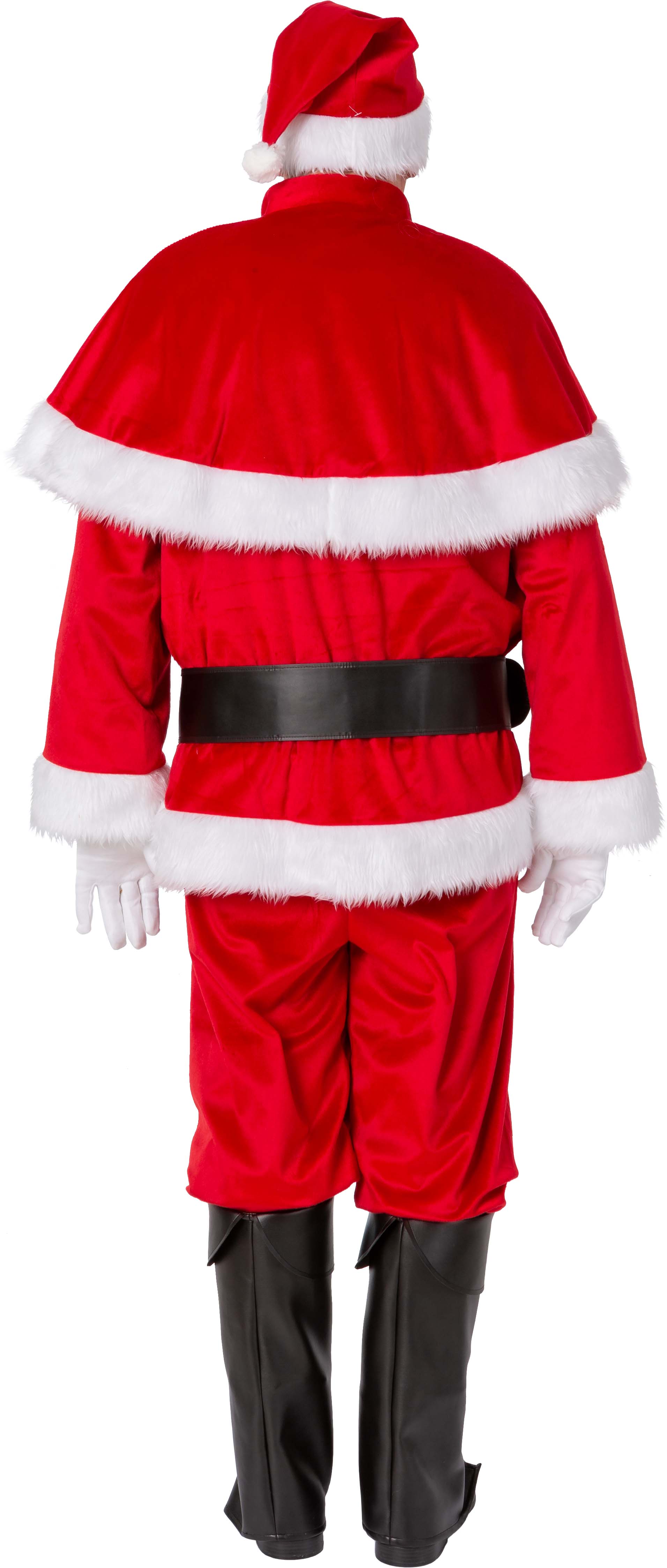 Costume de Père Noël avec pèlerine, rouge 