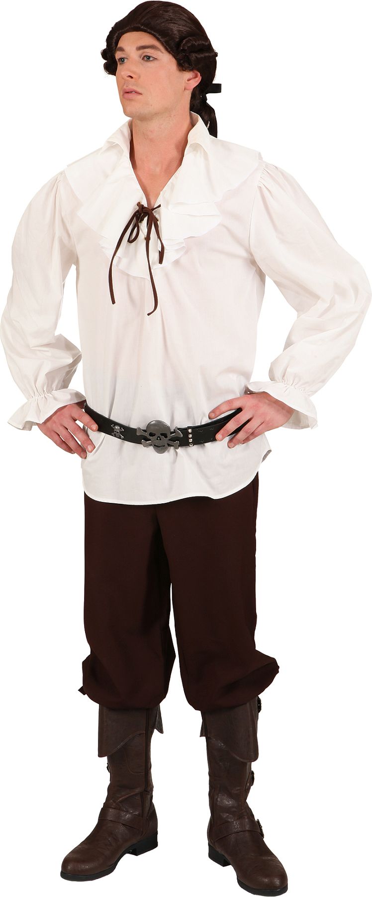 Pirate blouse, cream white