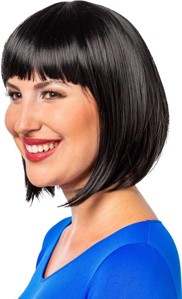 Wig Bob, black