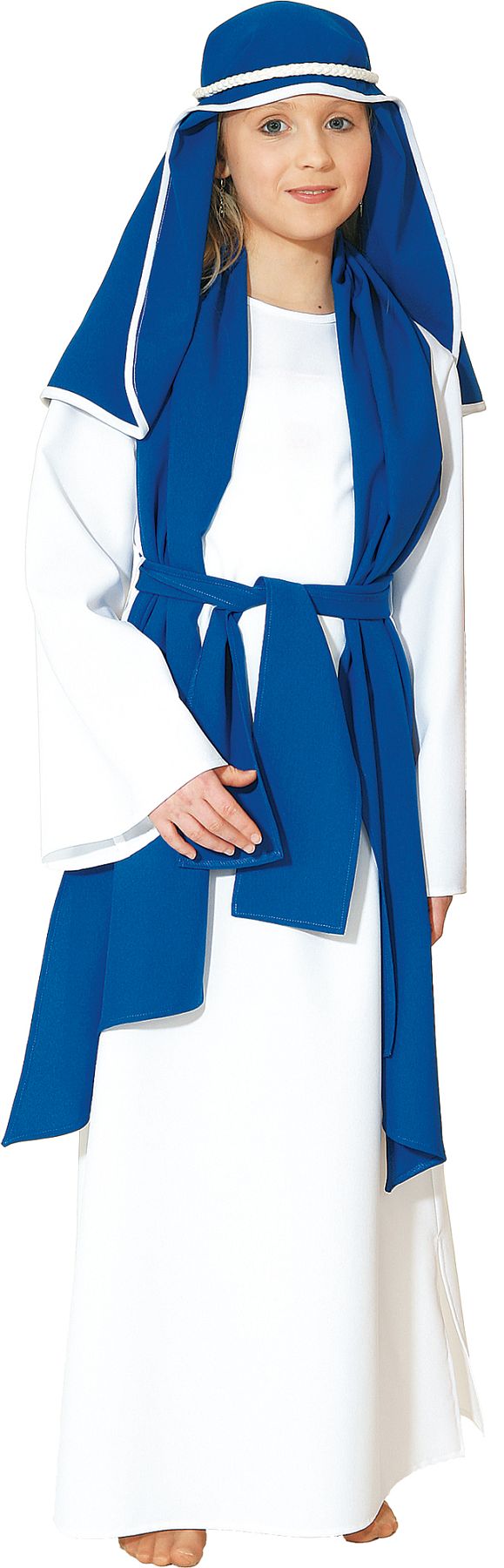 Maria costume, blue-white