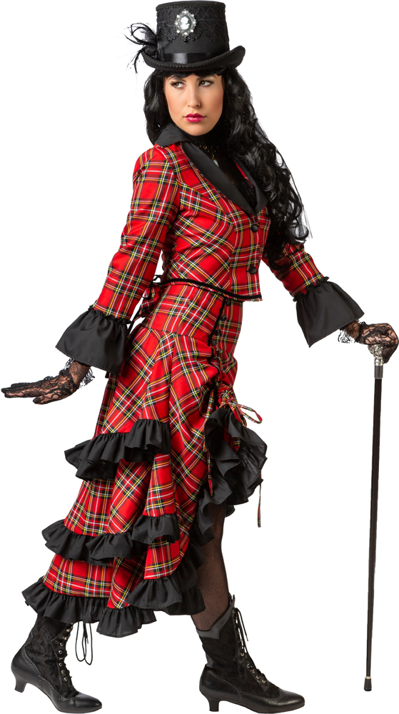 Scots plaid skirt