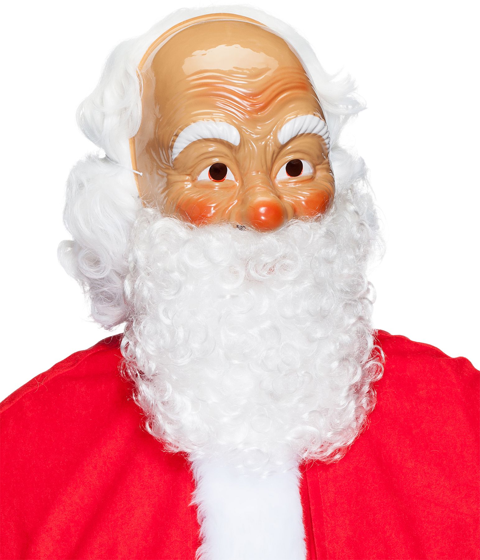 Masque de père Noël avec barbe