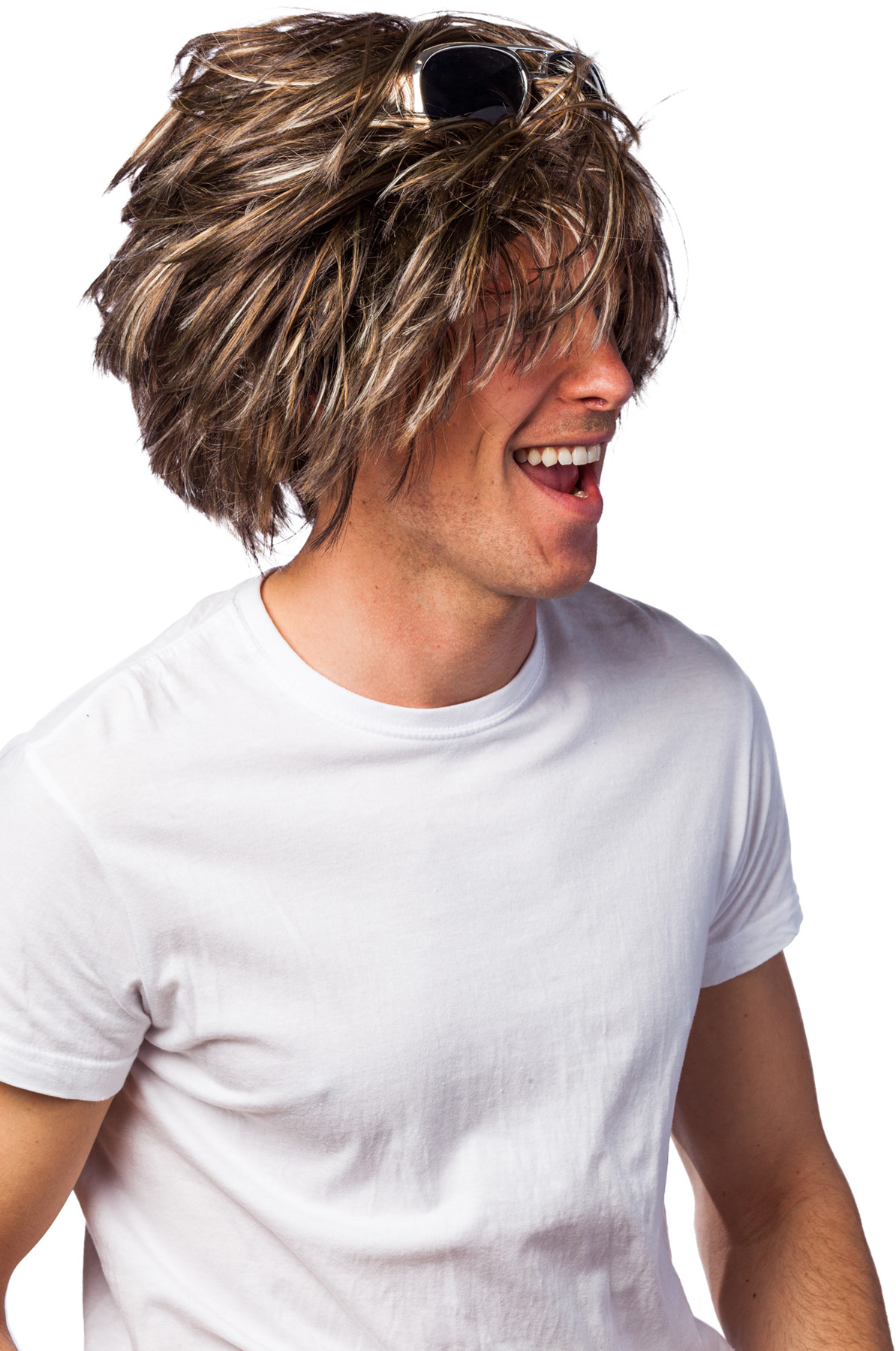 Men's wig cuddly head