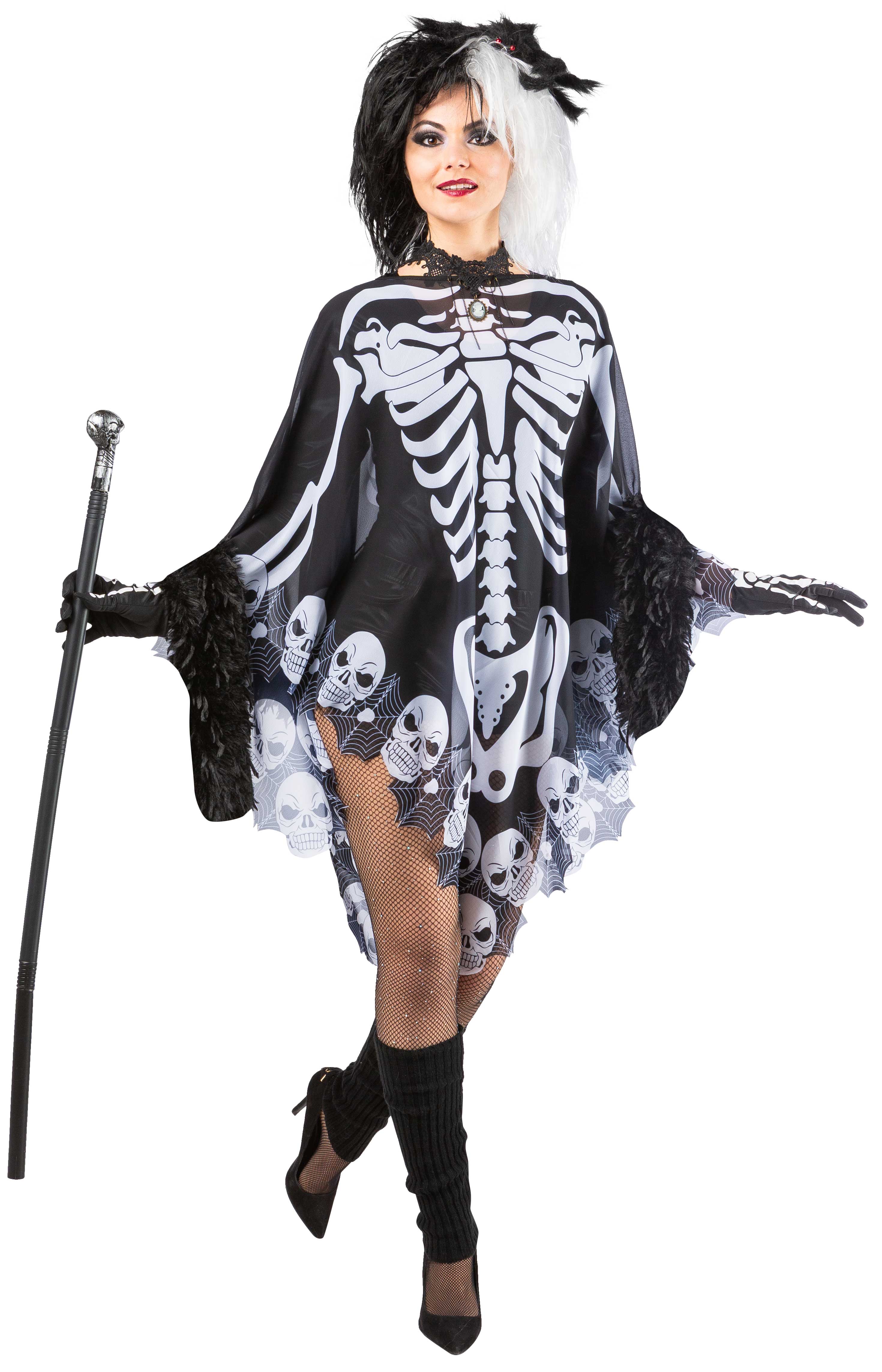 Jambières en tricot, 40 cm, noir