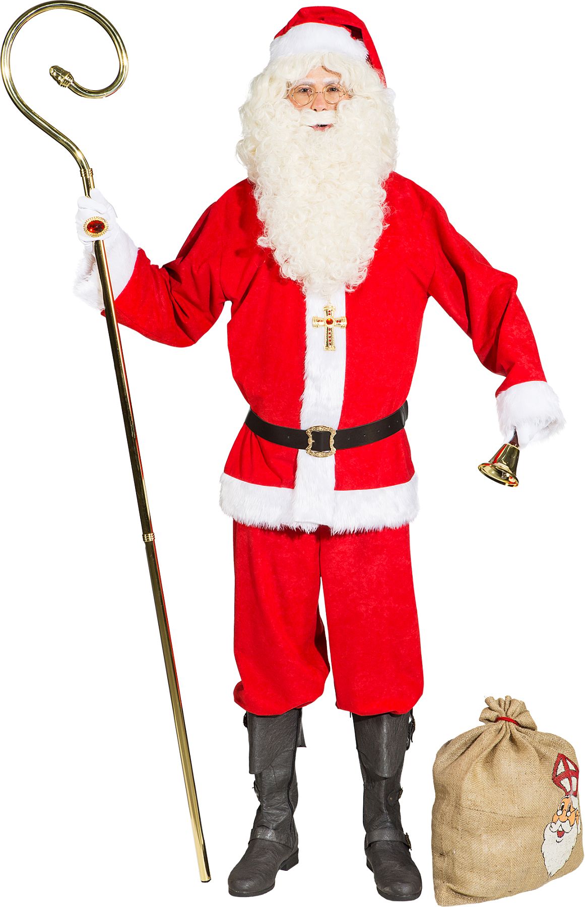 Santa claus cane de luxe - 4 pieces