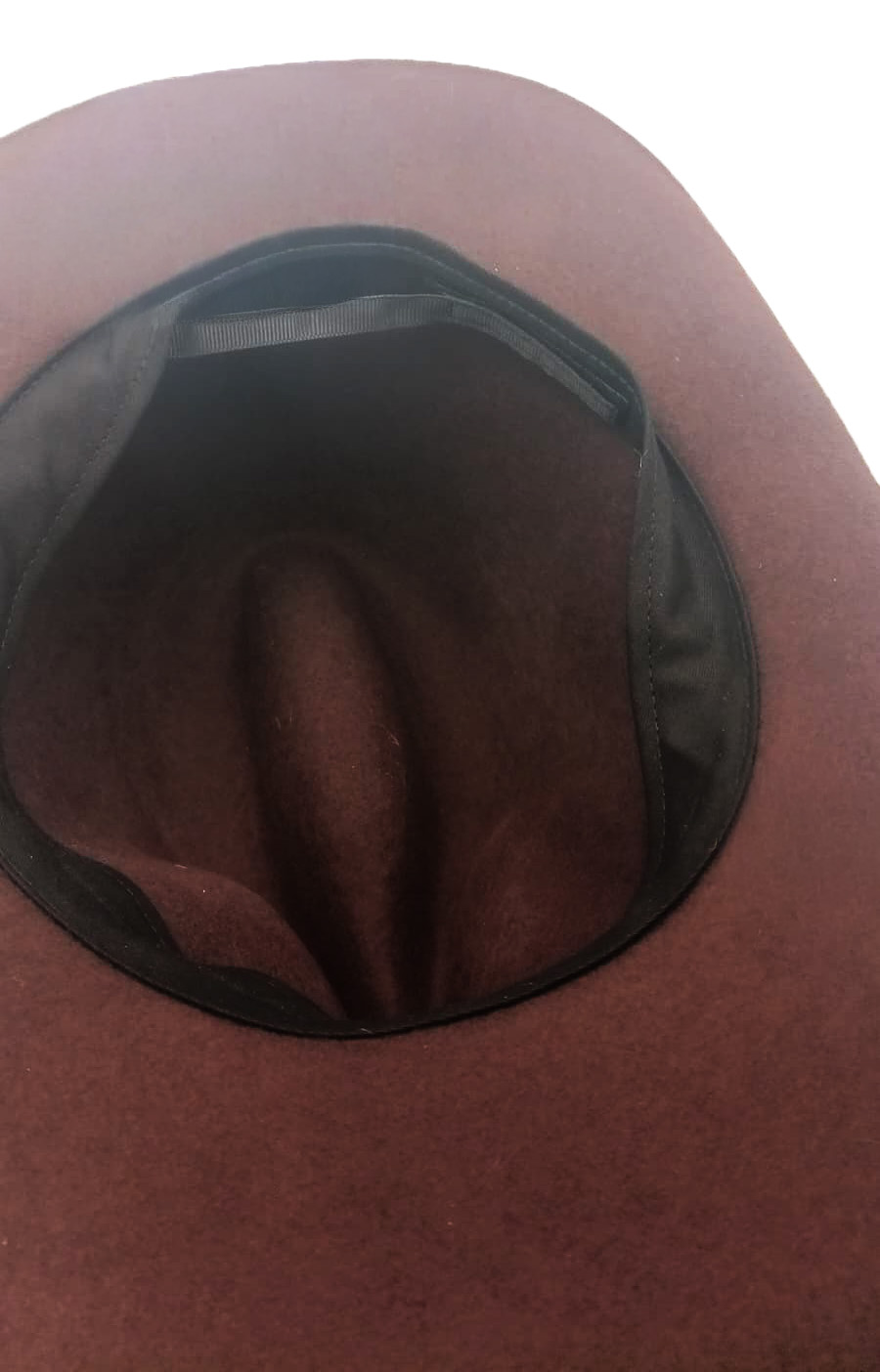 Premium Cowboyhut Wollfilz, braun